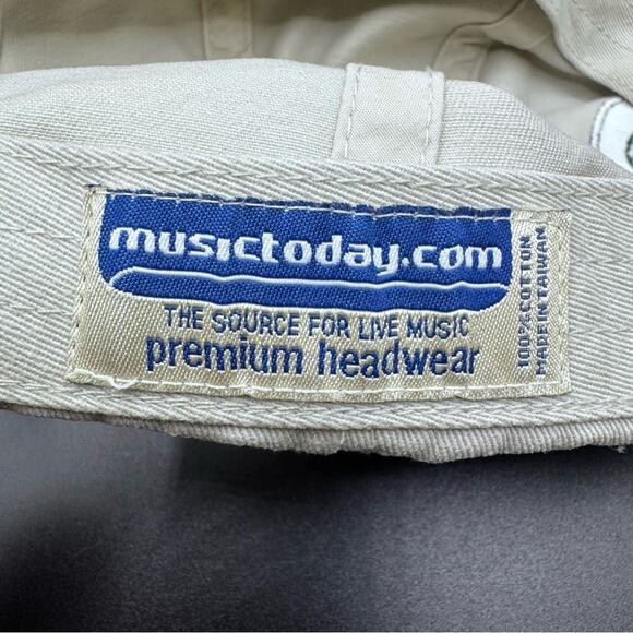 Rare Dave Matthew’s Band Embroidered Adjustable Hat Tan Khaki - Picture 7 of 13